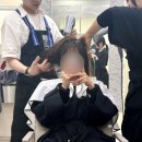 헤어 | 호계동 미용실 유니라벨헤어 찰랑찰랑 염색 후기
