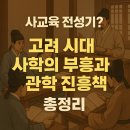 부흥A | 사교육 전성기? 고려 시대 사학의 부흥과 관학 진흥책 총정리, 최충의 문헌공도, 양현고까지