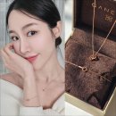 30대 여자 발렌타인데이 목걸이 선물 18K 로즈골드 팔찌