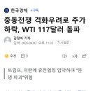 중동전쟁 격화우려로 주가 하락, WTI 117달러 돌파 이미지