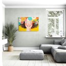 미소가득 | 미소가득 A3 캔버스액자 북유럽 인테리어 웃는그림 거실 액자 솔직사용후기