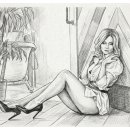 연필 드로잉 이미지