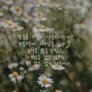 9月 : 네가 가는 그 길 절대 헛되지 않으니