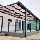 작은쉼터PC | 체류형 쉼터 농막 렉산캐노피 복층PC 공사