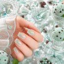 윤네일오브제 | 수지네일 용인네일｜문의 폭주 중인 신상 민트초코네일 🍨💚 여름 감성 그 자체
