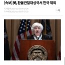 미, 환율관찰대상국서 한국 제외된 사유 이미지