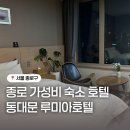 루미아호텔 | 종로 가성비 숙소 호텔 추천 동대문 루미아호텔 디럭스 시네마 룸 조식 후기