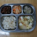 20180322 - 현미밥, 황태국, 닭가슴살짜장볶음, 들깨무채나물, 배추김치 이미지