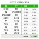 ✈️싱가포르&lt;2&gt; 3박4일 여행경비 공유 #예산설정 #택시꿀팁