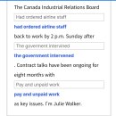 84 25/8/19Goverment forces Air Canada and flight attendants back to work 이미지