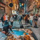 이탈리아의 거리예술가 이미지