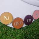 싱글로골프 | 골프볼마커 가죽 이니셜각인 자석클립 홀인원 싱글 동호회 단체선물 기념품 주문제작 후기