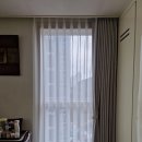 해운대한신휴플러스 아파트 거실커튼 시공 후기