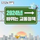 [경찰청] 2024년 바뀌는 교통 정책 이미지