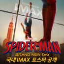 원제뉴인 | 소니] 데스틴 크리튼 감독 <스파이더맨 4: 브랜드 뉴 데이> 국내 IMAX 포스터 정식 공개! 하늘에서 거리...