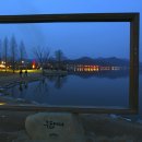 구름속 보름달 이미지