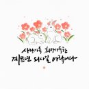 감성 일러스트 캘리그라피 이미지