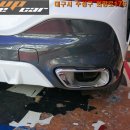 bmw x6 머플러팁 검정유광 제품 장착시공[대구수입차머플러팁시공]6096 이미지