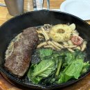 불 만난 스테이크 이미지