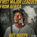 MLB 최초의 아프리카 선수 탄생 이미지