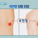 곡천혈(曲泉穴) : 굽은 부분(曲)에 위치한 샘(泉) 이미지