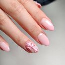 크로아트 | (평택네일샵추천)🌸 송탄네일 은은한 핑크 그라데이션 크로하츠아트 후기