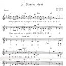 starry night / starry night oh holy night [성탄율동, 파이디온] 이미지