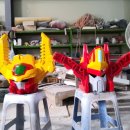 헬멧 조형물 이미지