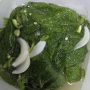백태 콩잎 물김치 처음 해보았습니다 이미지