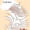 전국 유명산의 단풍 시기(예상).. 이미지