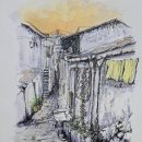 일상을 담은 어반스케치 이미지