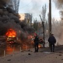 크림대교 폭발 이틀뒤, "우크라 키이우서 큰 폭발" 이미지