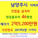 지에스(GS)25 진접해밀점 | 플로라 46평형 2019-11992 남양주시 진접읍 금곡리 진접원일플로라 2억5천만원 두리공원 철마산 풍양...