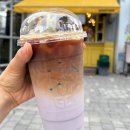 라벤더 까페 | 장승배기 메가커피 신상 여름 음료, 달달한 라벤더 카페라떼 후기