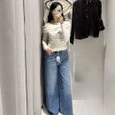 아이콘 소프트 | ZARA 자라 소프트 언밸런스 티셔츠, 와이드 레그 크롭 하이웨이스트 벨트 팬츠 구입 후기