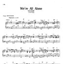 Piano - Boz Scaggs / We're all alone 악보 이미지