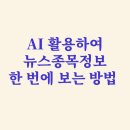 한국장 | AI를 활용하여 경제뉴스 주식 종목정보 핵심만 확인하는 방법 머니터링(광고x, 찐사용후기)