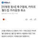 [이태원 참사] 축구협회, 카타르 월드컵 거리응원 취소 이미지