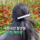 숱많아서 헤어 집게핀 못 쓰는 여자의 잘산템, 센티멍 헤어핀 후기