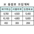 민자고속도로 통행료 100~400원 인상 이미지