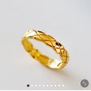 에스니제이 24K순금 퀼팅반지 커플링 웨딩링 내돈내산 후기💍✨