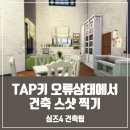 ﻿[심즈 4 건축 팁] TAP 키 오류 상태에서 건축 스샷 찍기 이미지