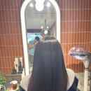 태양헤어 | 연산역 준오헤어 태양디자이너 매직 시술 후기, 손상 심한 머리도 클리닉 한 것 처럼 찰랑거려요