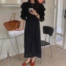 볼륨소매 스트링원피스 이미지