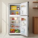 대한메탈(주) | 더함 소형 미니 2도어 냉장고 112L 메탈실버 사무실 신혼 원룸 리뷰