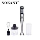 SOKANY 침수 핸드 스틱 믹서기 믹서, 야채 고기 연마기, 800ml 다지기 거품기, 600ml 스무디 컵, 800W, 4 in 1 이미지