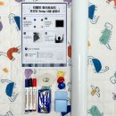 리틀에듀놀이연구소 | [리틀빈/붙이는화이트보드자석칠판] 간편하게 붙여서...설치부터 필기감까지 솔직후기! 화이트보드 추천!