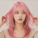 성신여대 미용실 추천, 단발에서 인간체리 등극! 롱헤어 허쉬컷 X 화이트 체리핑크 염색 후기