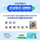 [공모전사이트] 부산 로케이션 초성퀴즈 이벤트 이미지