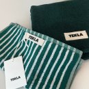 TEKLA 발매트, 워시클로스 수건 구매후기 (TEAL GREEN STRIPES, FOREST GREEN)
